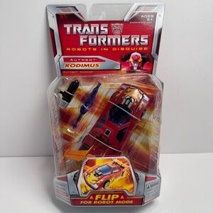 Transformers Robots in Disguise Rodimus Deluxe Autobot Figure Hasbro
